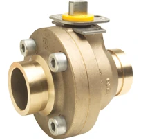 Series F Aluminum Bronze Grooved End Connection Floating Ball Valve